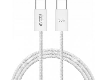 TECH-PROTECT ULTRABOOST KÁBEL CLASSIC TYPE-C CABLE PD60W/3A 200CM WHITE