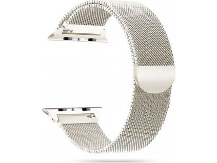 TECH-PROTECT MILANESEBAND APPLE WATCH 4 / 5 / 6 / 7 / 8 / 9 / SE (38 / 40 / 41 MM) STARLIGHT