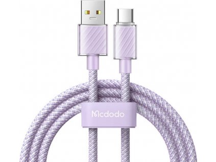 Kábel USB-A na USB-C Mcdodo CA-3655, 100W, 2m (fialový)