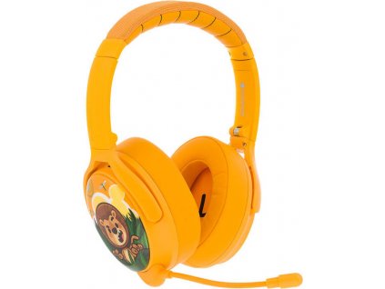 Bezdrôtové slúchadlá pre deti Buddyphones Cosmos Plus ANC (žltá)