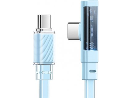 Kábel USB-C na USB-C Mcdodo CA-3452 100W 90 stupňov 1,2 m (modrý)