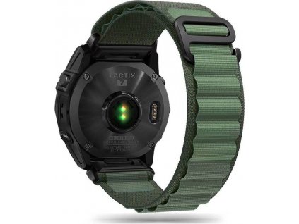 TECH-PROTECT NYLON PRO GARMIN FENIX 5 / 6 / 6 PRO / 7 MILITARY GREEN