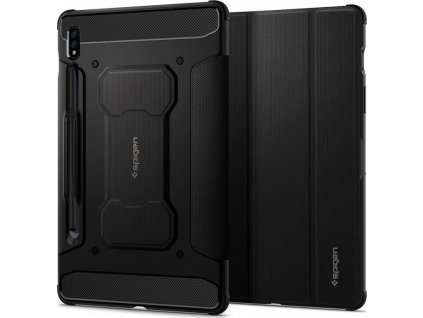 Spigen Rugged Armor Pro, čierna - Galaxy Tab S7/S8