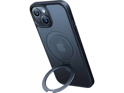 Torras puzdro na telefón UPRO Ostand Matte pre iPhone 15 (čierne)