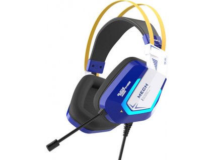 Herní sluchátka Dareu EH732 USB RGB (modrá)