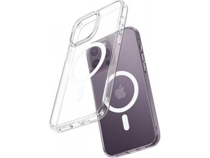 Magnetické pouzdro s MagSafe McDodo Crystal pro iPhone 14 Pro (čiré)