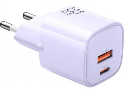 Nabíječka GaN 33W Mcdodo CH-0155 USB-C, USB-A (fialová)