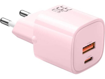 Nabíjačka GaN 33W Mcdodo CH-0156 USB-C, USB-A (ružová)