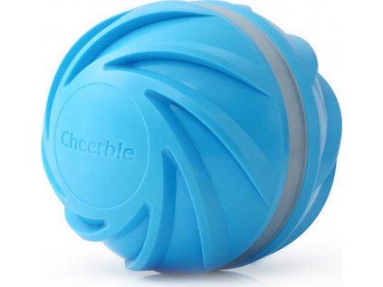 Interaktivní míč pro psy a kočky Cheerble W1 (verze Cyclone) (modrý)