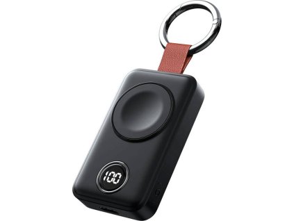 Přenosná bezdrátová nabíječka / powerbanka pro Apple Watch Joyroom JR-WQW01 2000mAh černá