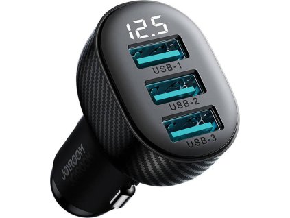 Nabíječka do auta Joyroom JR-CCD03, 3,4A, 3x USB Digital Display