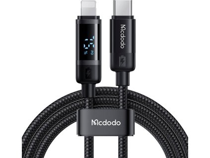 Mcdodo CA-5210 USB-C na Lightning kábel, 36W, 1.2m (black)