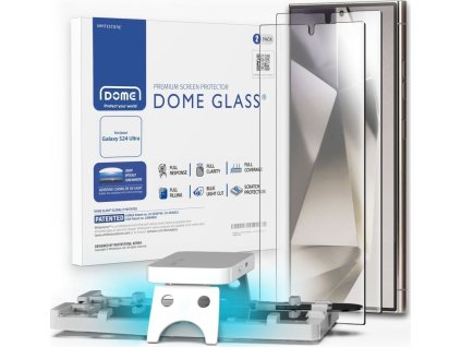 Tvrdené sklo WHITESTONE DOME GLASS 2-PACK GALAXY S24 ULTRA CLEAR