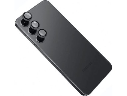 Ochranná skla čoček fotoaparátů FIXED Camera Glass pro Samsung Galaxy S24, černá