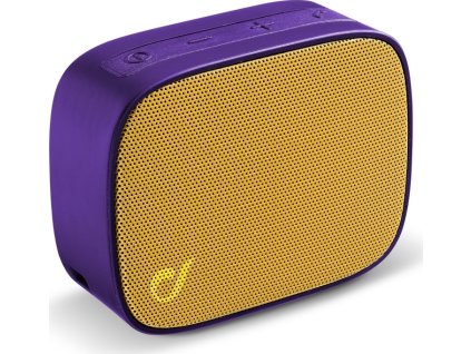 Bezdrátový reproduktor CELLULARLINE FIZZY, AQL® certifikace, fialovo-žlutý