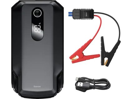 Baseus powerbank Power Starter Jump Starter starting device booster 20000mAh 12V (2000A / 1000A) + crocodile clip cables black (CGNL020001)