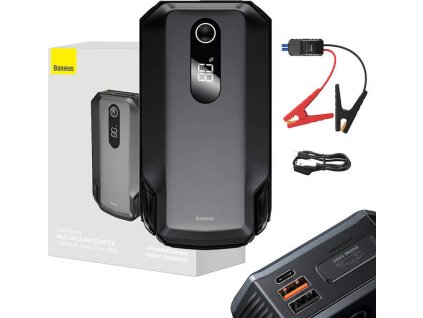 Powerbanka / Baseus Super Energy Max Car Jump Starter, 20000mAh, 2000A, USB (černá)