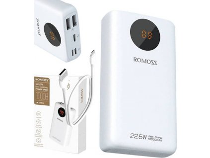 Powerbanka Romoss SW10PF 10000mAh, 22,5W (bílá)