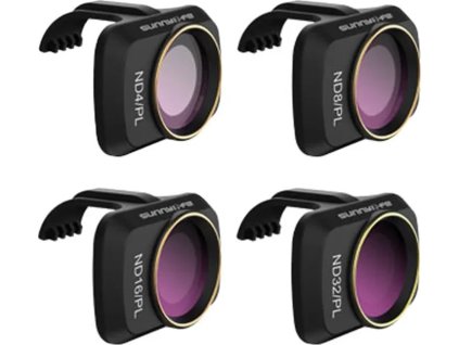 Sada 4 filtrů ND-PL 4/8/16/32 Sunnylife pro DJI Mini 2 SE / Mini 2 (MM-FI9255)