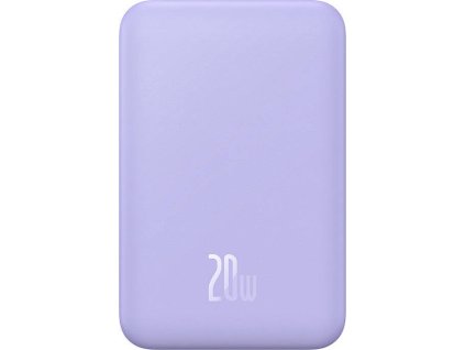 Magnetická Power banka MagSafe Mini Baseus 5000mAh 20W (purple)