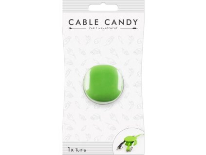 Káblový organizér Cable Candy Turtle, zelený