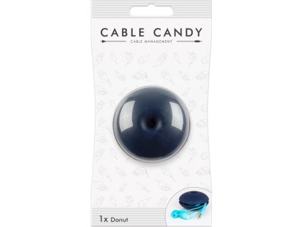 Kabelový organizér Cable Candy Donut, modrý