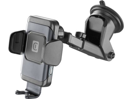 Univerzální držák do auta CellularLine Hug Air s bezdrátovým nabíjením, 10W, černý