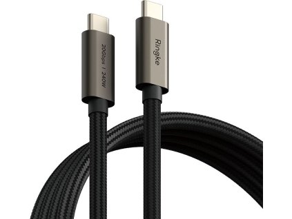 RINGKE USB 3.2 GEN 2X2 TYPE-C CABLE PD240W 100CM BLACK