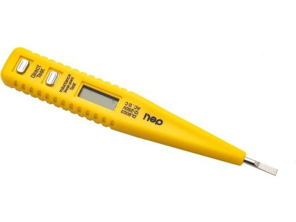 Zkoušečka napětí 12-250V Deli Tools EDL8003 (žlutá)