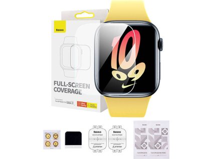 Ochranná fólia Baseus 41 mm pre hodinky Apple Watch 7/8, číra