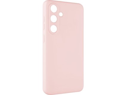 Zadný pogumovaný kryt FIXED Story pre Samsung Galaxy S24, ružový
