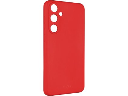 Zadní pogumovaný kryt FIXED Story pro Samsung Galaxy S24+, červený