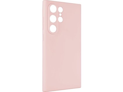 Zadní pogumovaný kryt FIXED Story pro Samsung Galaxy S24 Ultra, růžový
