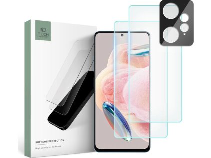 Tvrdené sklo TECH-PROTECT SUPREME SET XIAOMI REDMI NOTE 12 4G / LTE CLEAR