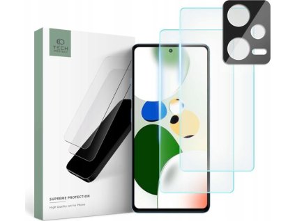 Tvrzené sklo TECH-PROTECT SUPREME SET XIAOMI REDMI NOTE 12 5G CLEAR