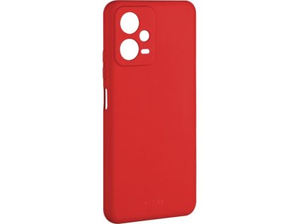 Zadný pogumovaný kryt FIXED Story pre Xiaomi Redmi Note 12 5G, červený