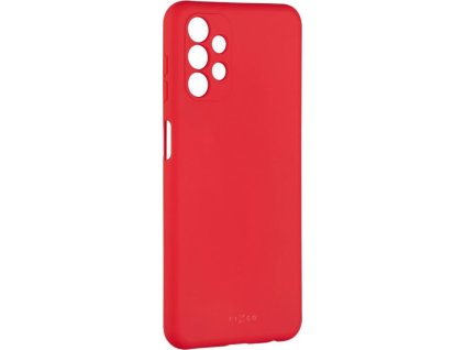 Zadný pogumovaný kryt FIXED Story pre Samsung Galaxy A13, červený