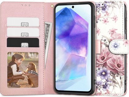 TECH-PROTECT WALLET GALAXY A55 5G BLOSSOM FLOWER