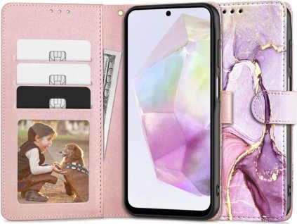 TECH-PROTECT WALLET GALAXY A35 5G MARBLE