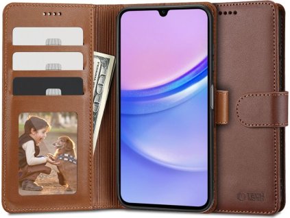 TECH-PROTECT WALLET GALAXY A15 4G / 5G BROWN