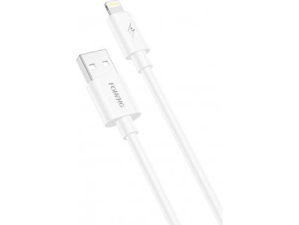 Kábel pre iPhone USB-Lightning Foneng X67, 5A, 1 m (biely)