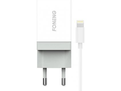 Nabíjačka Foneng 1x USB K210 + kábel USB Lightning pre iPhone