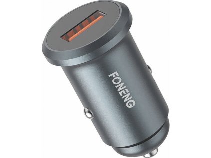 Nabíječka do auta Foneng C15, USB, 4A (šedá)