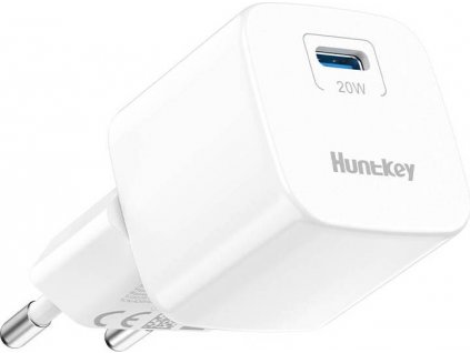 Nabíječka do sítě (rychlonabíječka pro iPhone, Samsung, Xiaomi a další) HuntKey K20 EU PD 20W