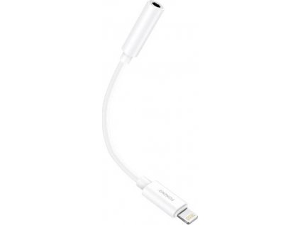Audiokabel/adaptér 3,5mm jack na Lightning (iPhone) Foneng BM20 (bílý)