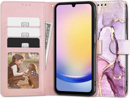 TECH-PROTECT WALLET GALAXY A25 5G MARBLE