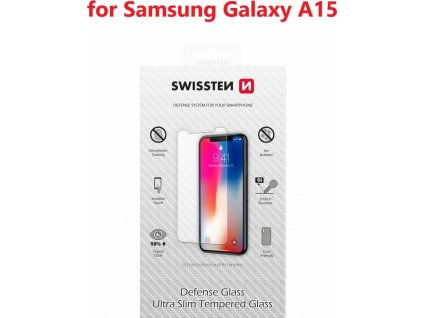 OCHRANNÉ TEMPEROVANÉ SKLO SWISSTEN PRE SAMSUNG GALAXY A15/A15 5G RE 2,5D