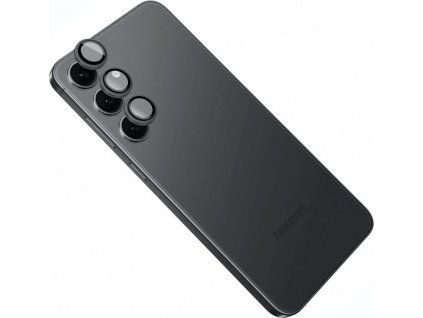 Ochranná skla čoček fotoaparátů FIXED Camera Glass pro Samsung Galaxy A55 5G, černá