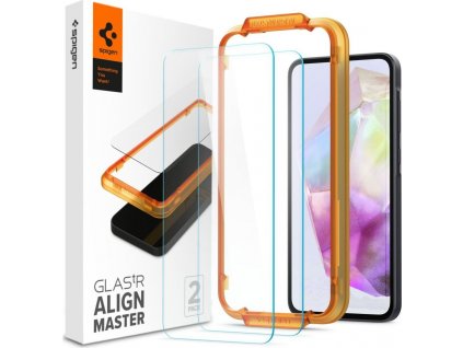 Tvrzené sklo SPIGEN ALM GLAS.TR 2-PACK GALAXY A35 5G CLEAR