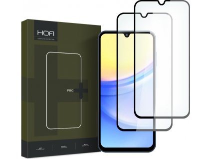 Tvrzené sklo HOFI GLASS PRO+ 2-PACK GALAXY A15 4G / 5G / A25 5G BLACK